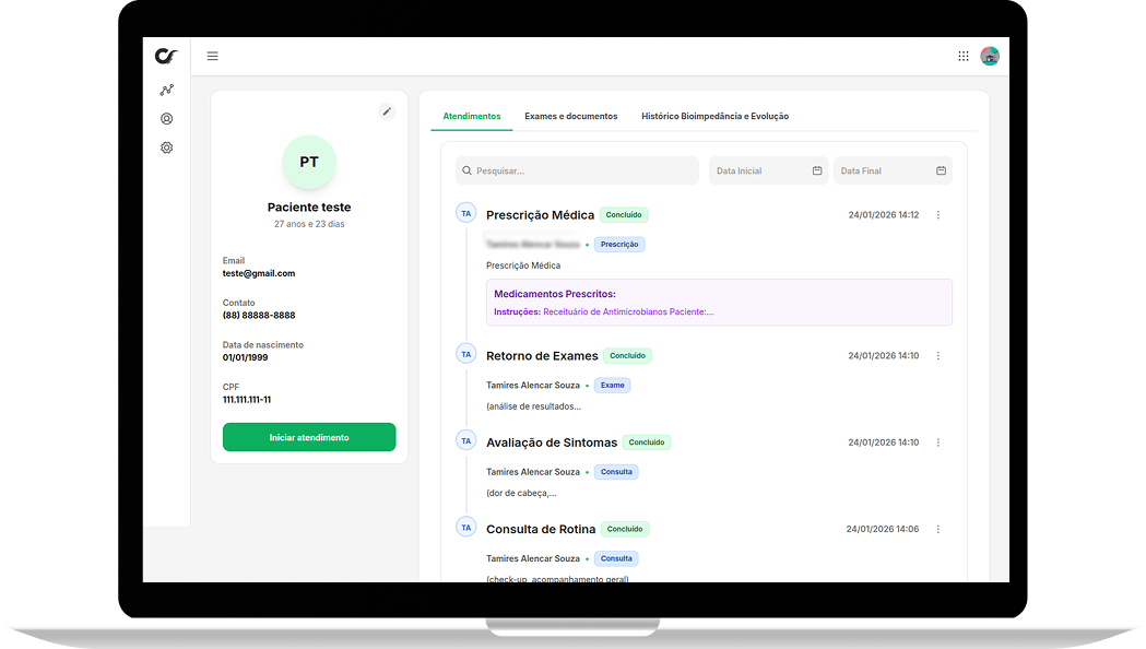 Plataforma Octor Dashboard